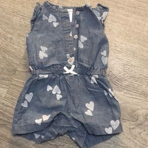 Chambray Romper